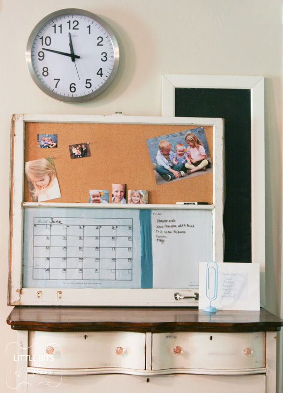 Get Organized Using an Old Window {Little Bits of Bliss}