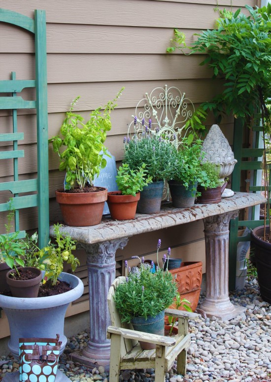 Weekend DIY Project: My Potting Table & Garden