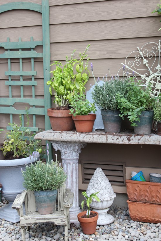 Weekend DIY Project: My Potting Table & Garden