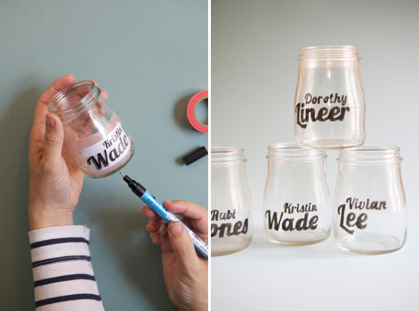 Glass Jar Typography {Oh Happy Day}