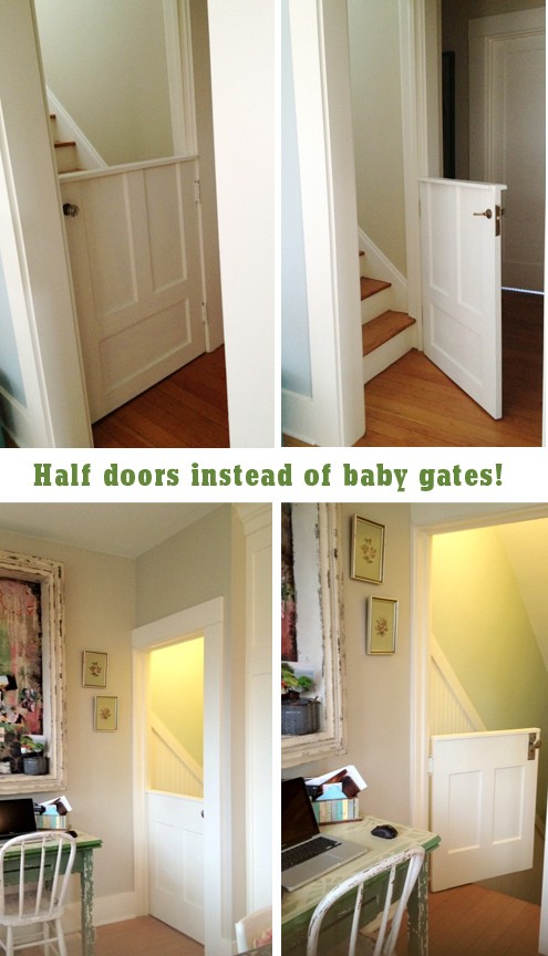 Classy Baby Gate: Use a Dutch Door! Kelly Rae Roberts - The Inspired Room