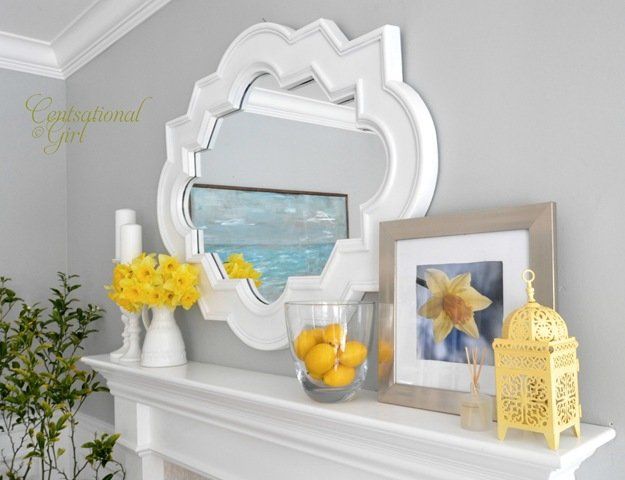 5 Spring Mantel Decorating Tips {Roundup}