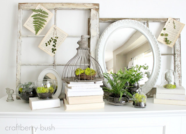 5 Spring Mantel Decorating Tips {Roundup}