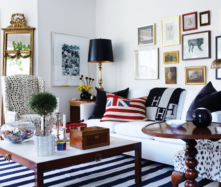 chevron living room ideas