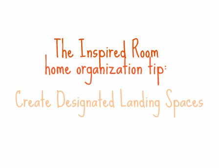 Great Home Organizing Ideas {Inspiration for Creating Designated Landing Spots}