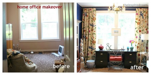 Home Office Decorating Makeover {The Reveal!}