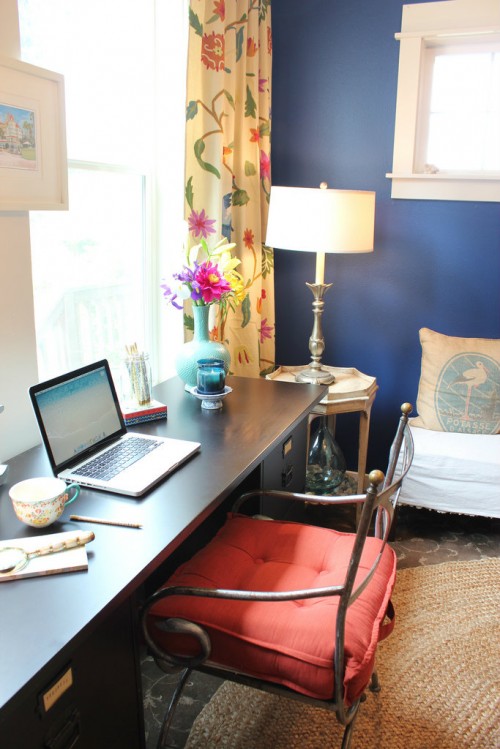 Home Office Decorating Makeover {The Reveal!}