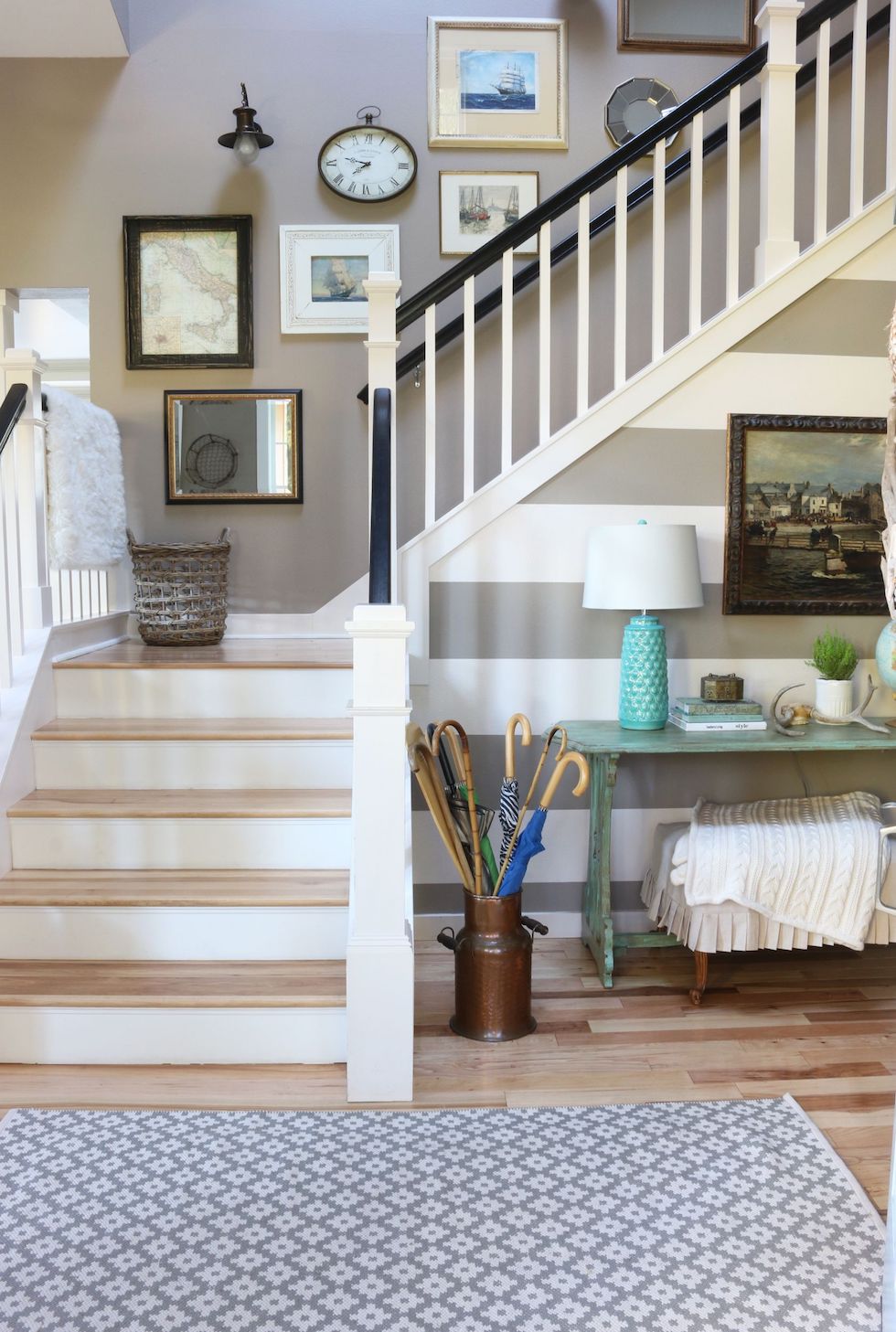 Staircase Makeover {New Wood Floors Update!}