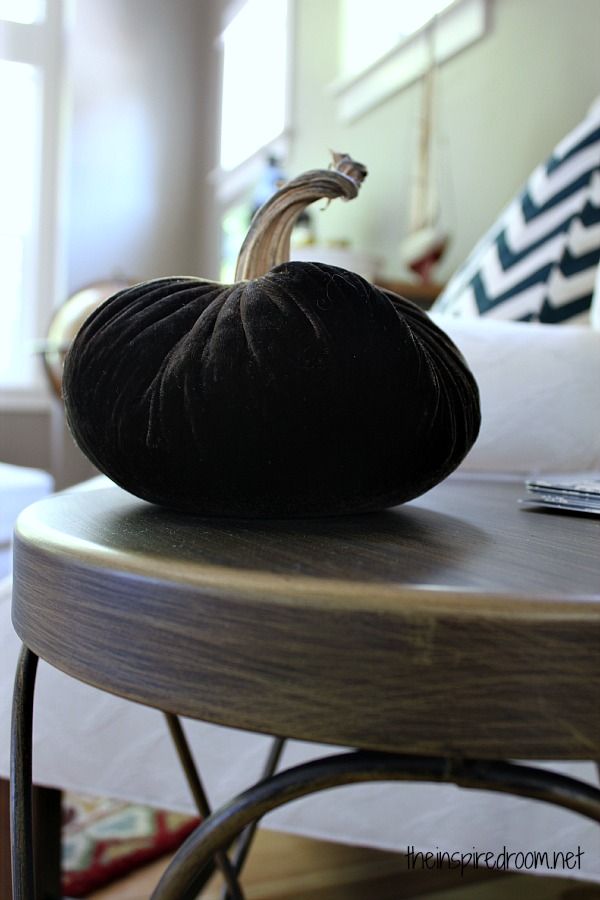 Plush Velvet Pumpkins {Fall Decorating Ideas & Giveaway}