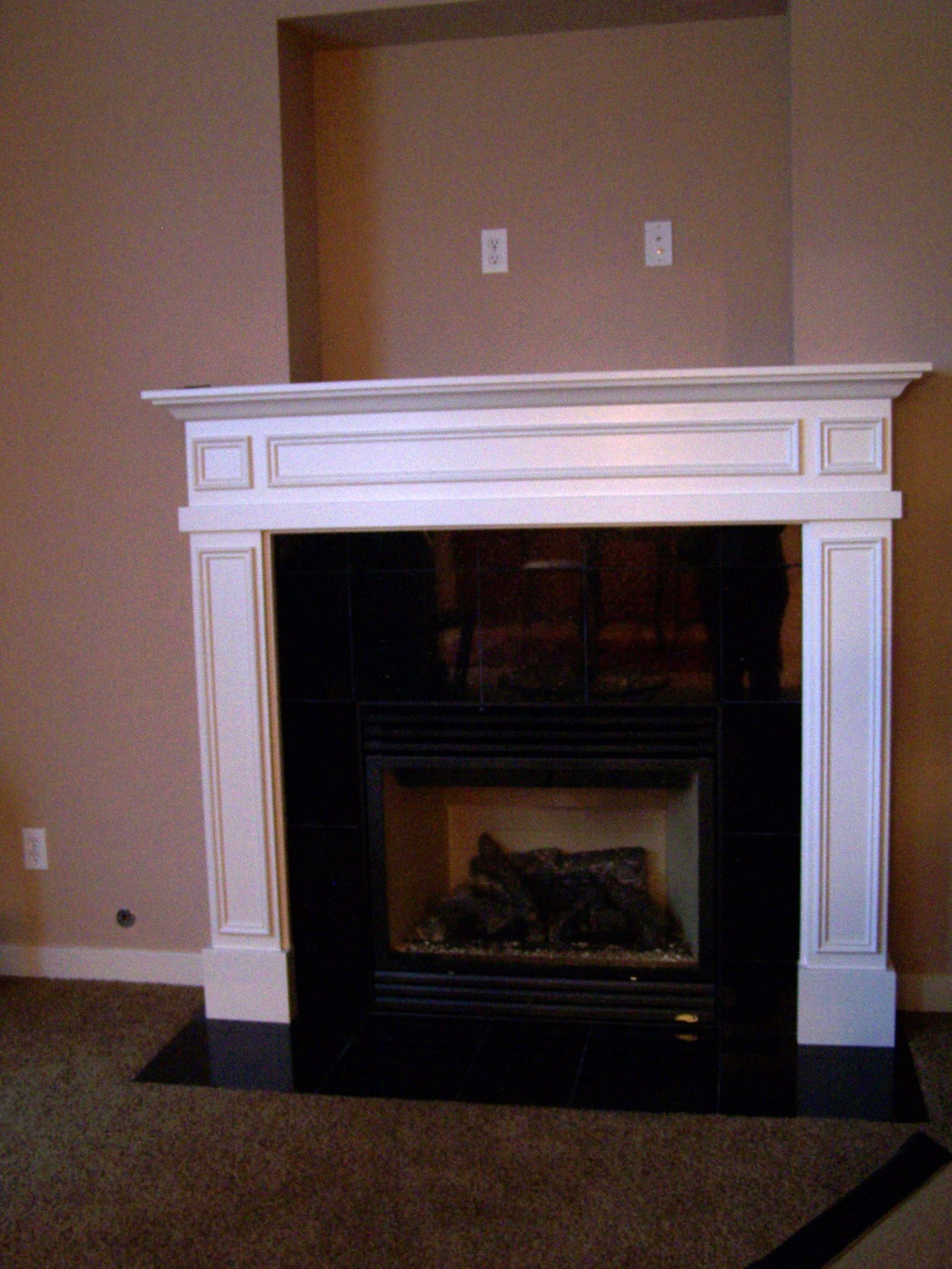 Fireplace Makeover {Before & After}