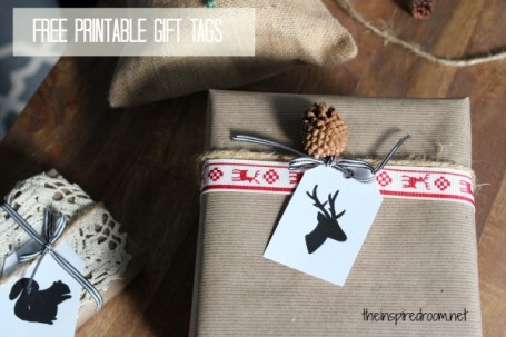 {Free Printables!} Hand Drawn Woodland Gift Tags - The Inspired Room