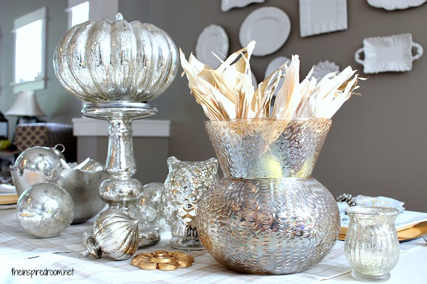 Silver & Gold Holiday Table