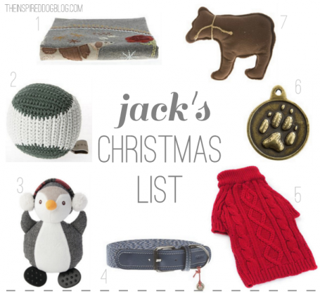 Jack's 2012 Christmas List