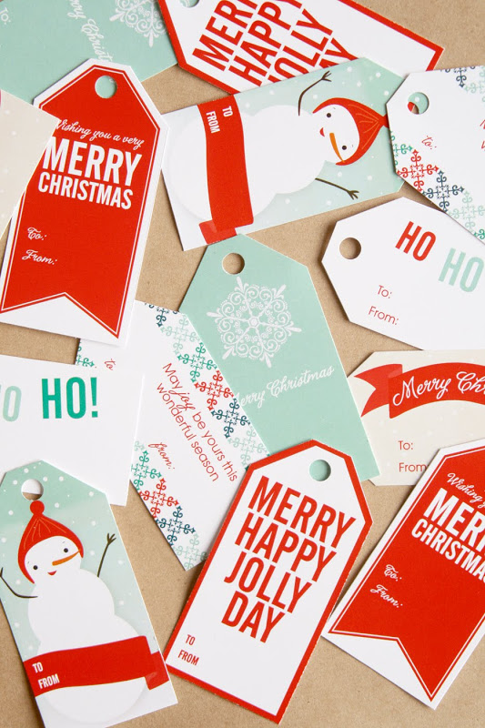 Free Printable Gift Tags {Gift Wrapping}