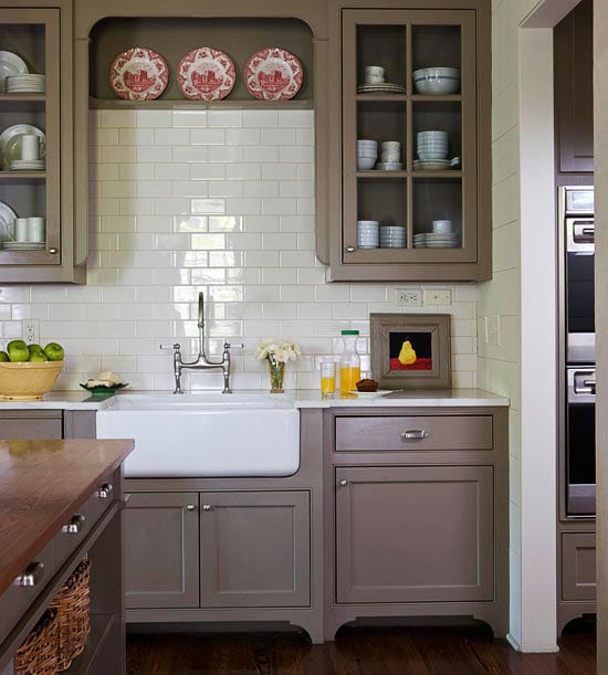 {Shades of Neutral} Gray & White Kitchens -- Choosing Cabinet Colors