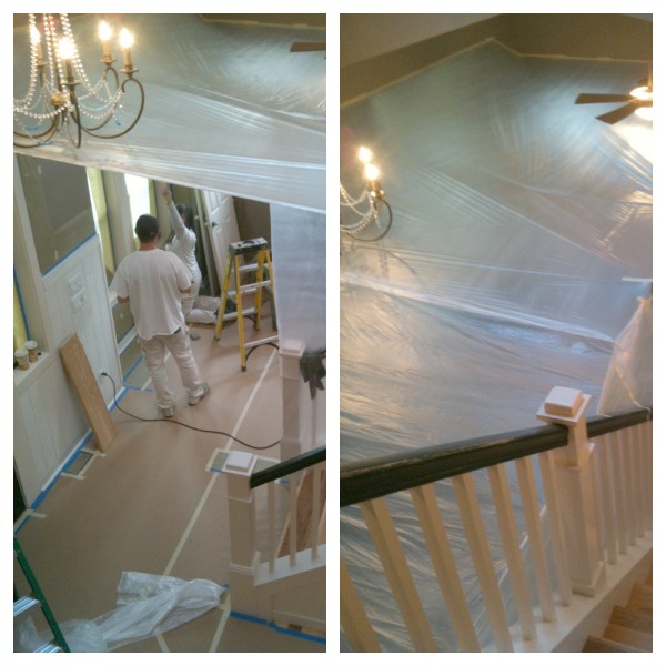 Painting the Interior Trim {Remodeling Project Update}