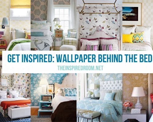 Wallpaper for the Bedroom {Behind the Bed}