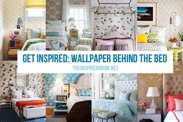 Wallpaper for the Bedroom {Behind the Bed}