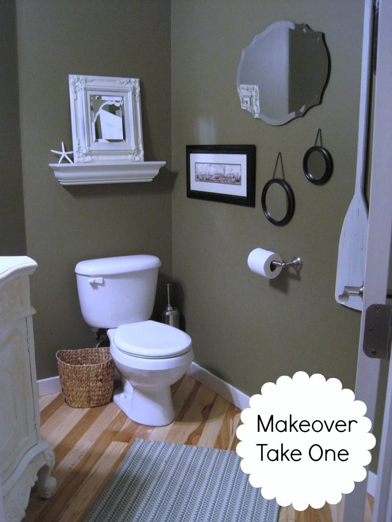 Powder Room, Take Two {2nd Budget Makeover REVEAL!} 