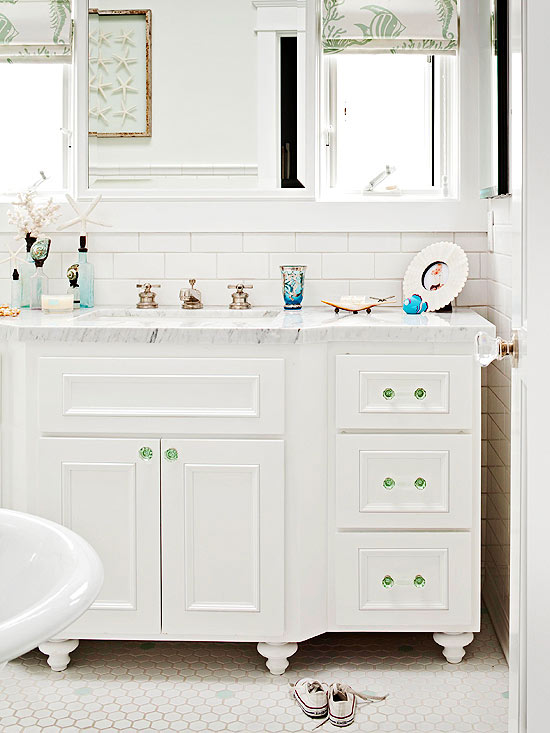 Cottage Style Bathrooms & A Blog Makeover