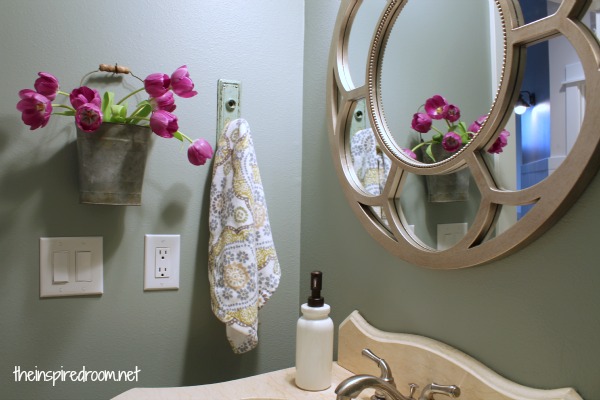 Powder Room, Take Two {2nd Budget Makeover REVEAL!} 