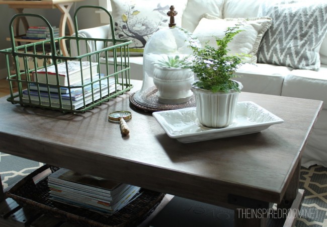 Puttering {Spring Coffee Table}