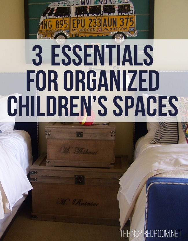 How to Organize {Ideas for Kids Rooms}