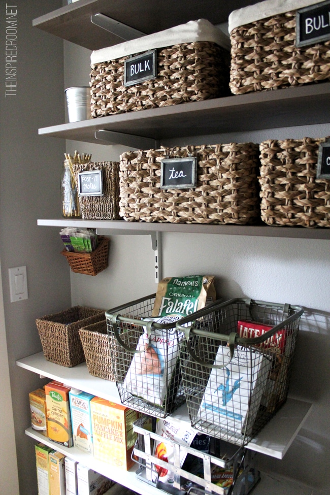 Slide Out Kitchen Pantry Drawers: Inspiration - The Inspired Room