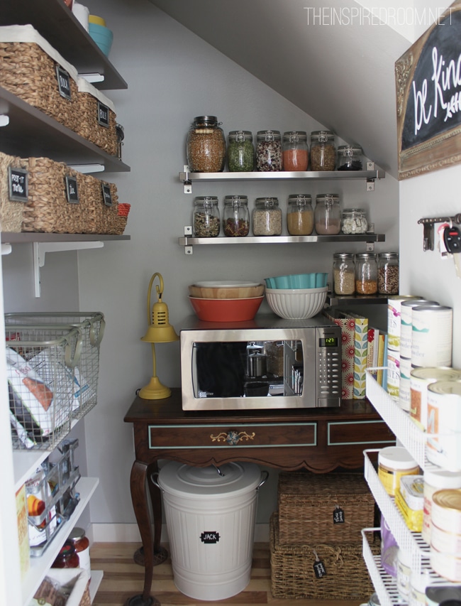 Slide Out Kitchen Pantry Drawers: Inspiration - The Inspired Room