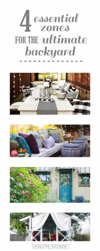 How to Design a Backyard {4 Essential Zones}