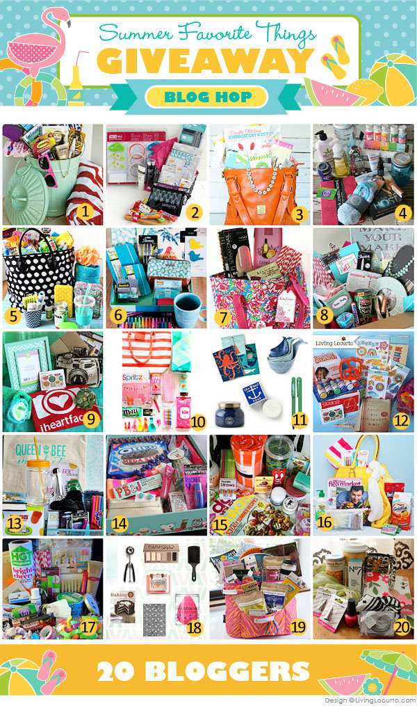 My Favorite Summer Things {A 20 Blog Hop Giveaway}
