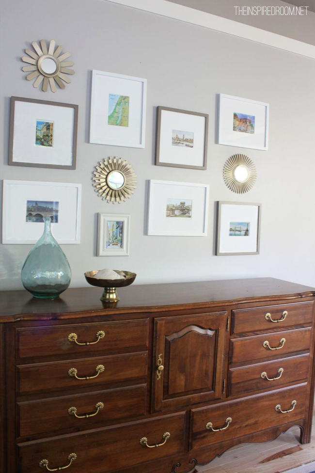 Gallery Wall in the Family Room!