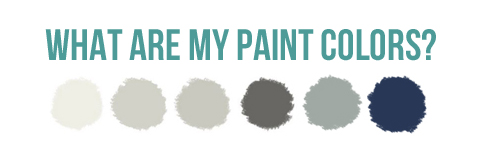 Paint Colors {My House}