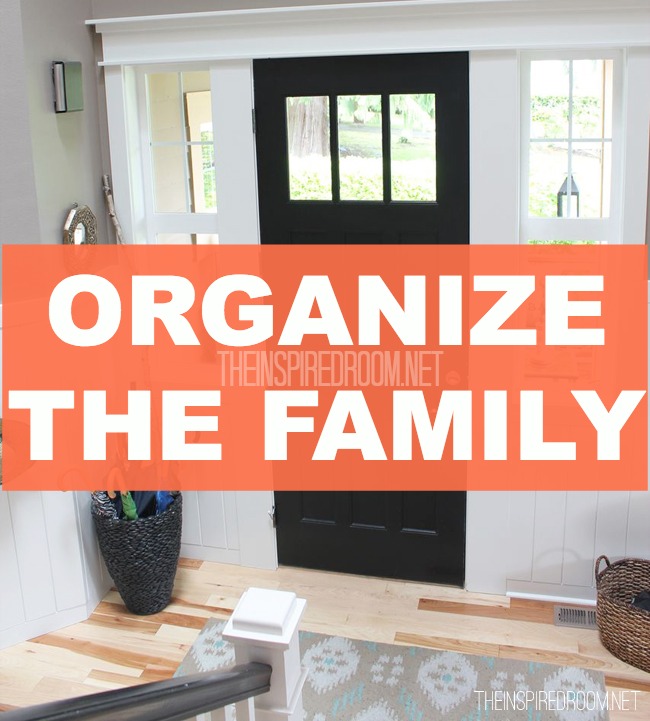 how to organize the family