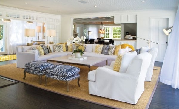 10 Tips for Styling Large Living Rooms {& Other Awkward Spaces}