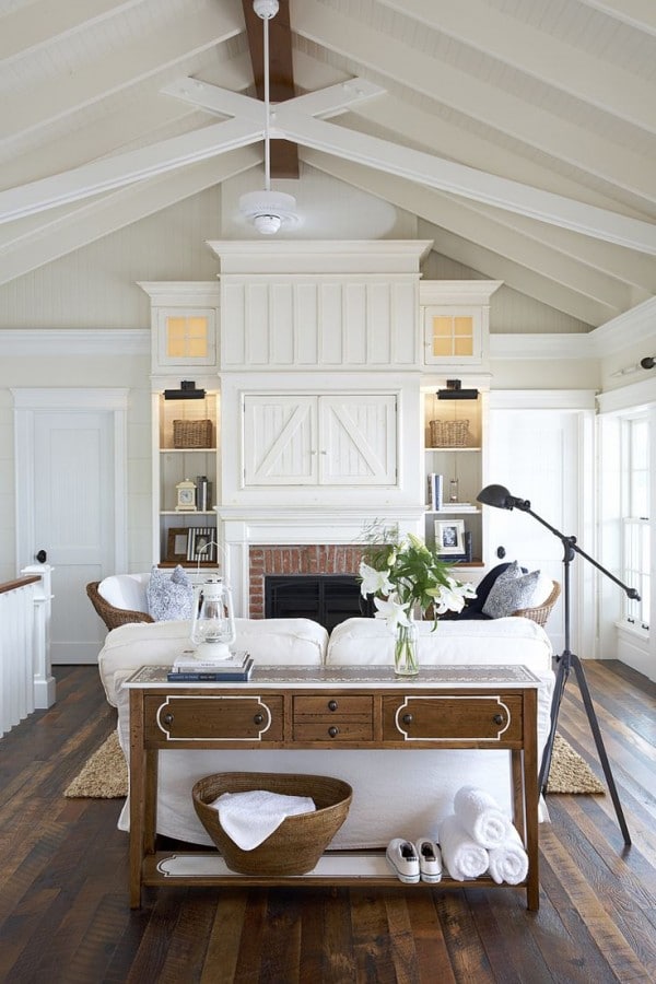 {Love this Style} White + Wood Cottage The Inspired Room