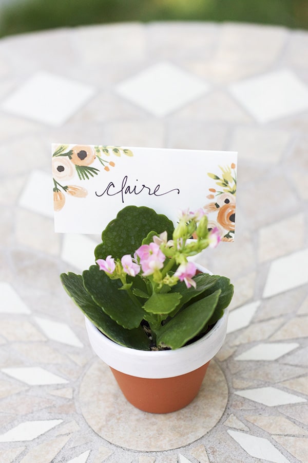 Diy Place Cards The Inspired Room
