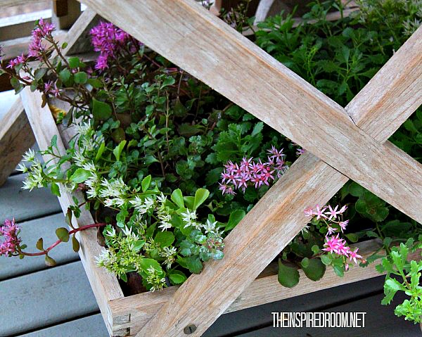 Teacart Plant Stand {and a new finish on the deck!}