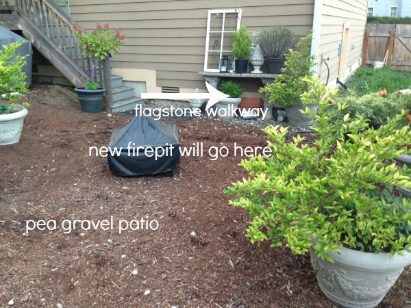 Progress on a Fall Backyard Project: The Pea Gravel Patio!