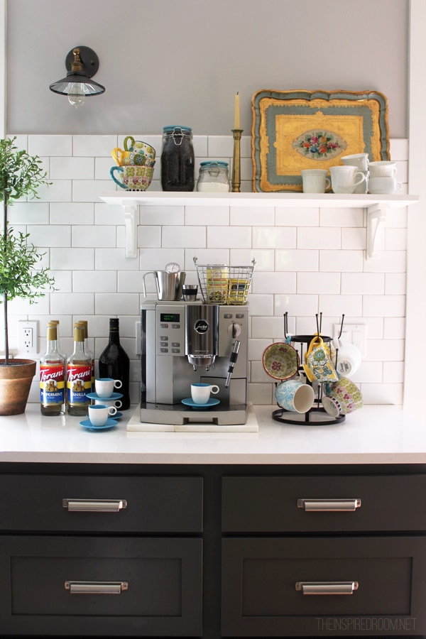 Fall Nesting {Pretty Mugs & Fancy Coffee Station}