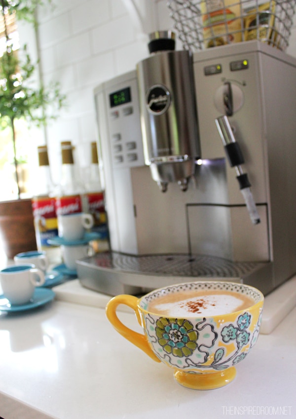 Fall Nesting {Pretty Mugs & Fancy Coffee Station}