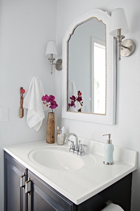 {Inspired Rooms} Pretty Bathroom Makeover