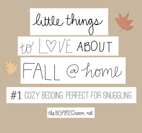 Little Things I Love About Fall @ Home {My Bedroom}