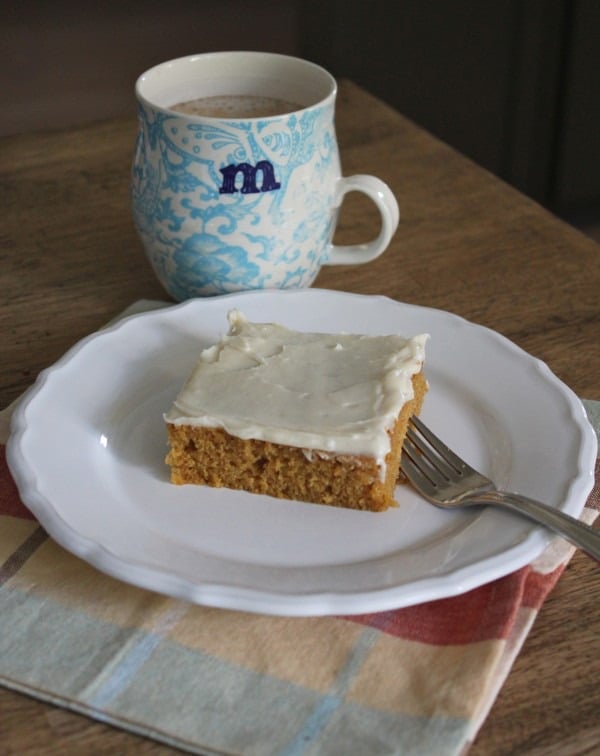 Pumpkin Squares with Cream Cheese Frosting Recipe {The BEST!}