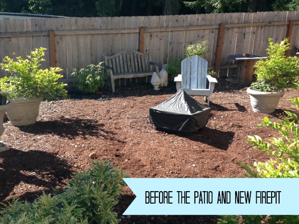 Easy DIY Firepit {Progress on the Fall Backyard Makeover Project!}