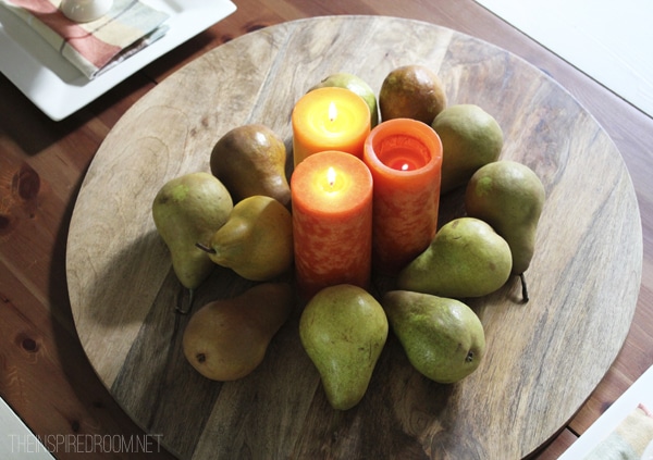 Simple Fall Centerpiece {Use What You Have}