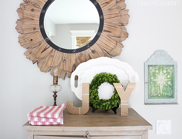 Inspired Christmas {Decorating With Green}