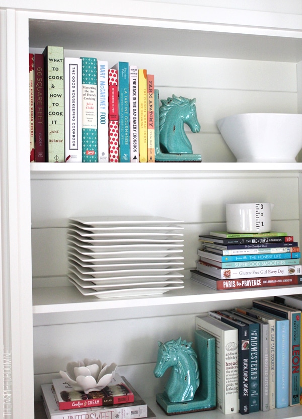 Cookbook Addiction Shelf Styling The Inspired Room