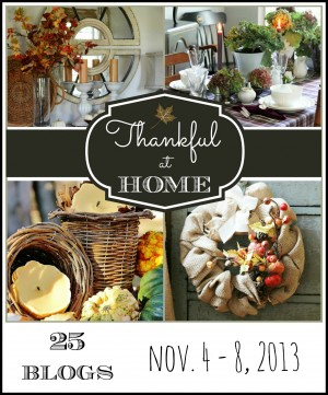 Slowing Down to Be Thankful at Home