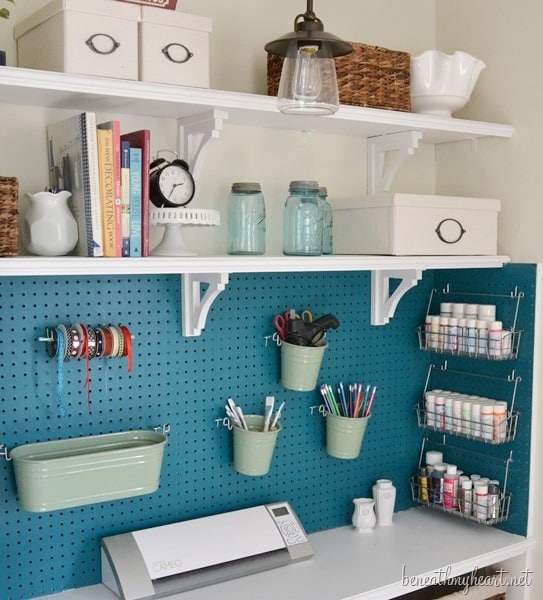 Craft Room Closet Makeover Organizing